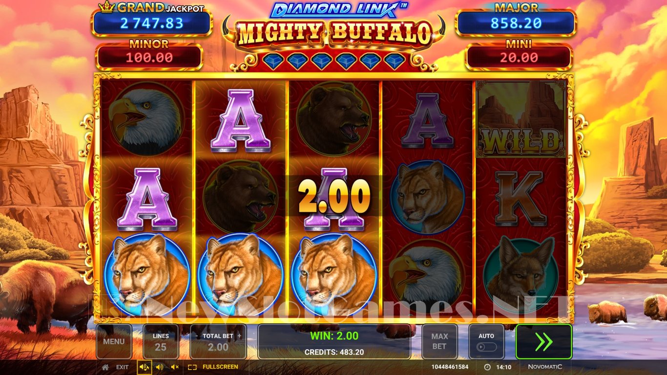 Diamond Link Mighty Buffalo Slot Slot Image in Demo - pic. 12