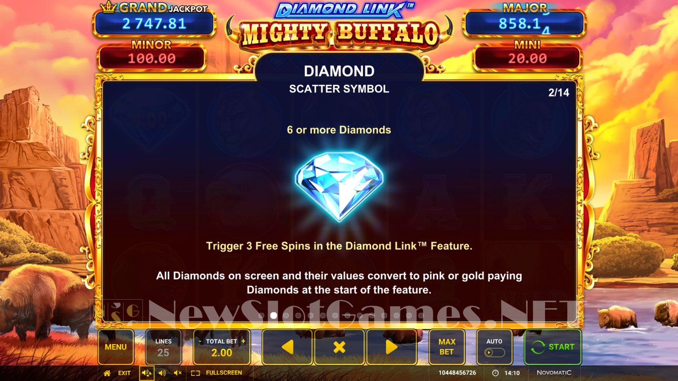 Diamond Link Mighty Buffalo Slot Slot Image in Demo - pic. 5