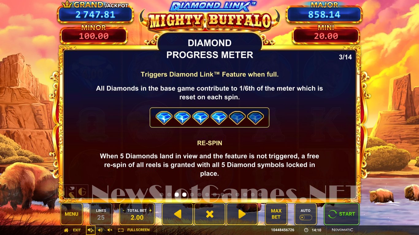 Diamond Link Mighty Buffalo Slot Slot Image in Demo - pic. 6