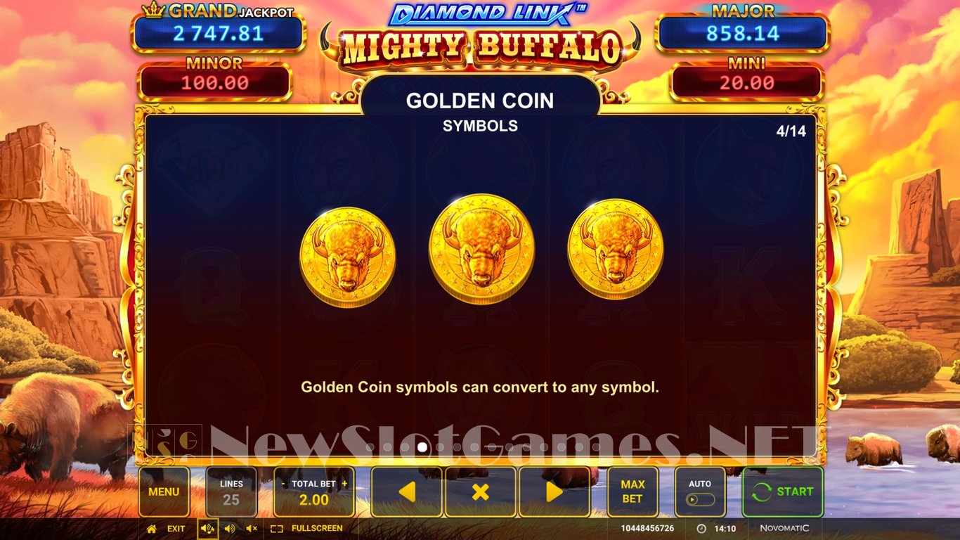 Diamond Link Mighty Buffalo Slot Slot Image in Demo - pic. 7