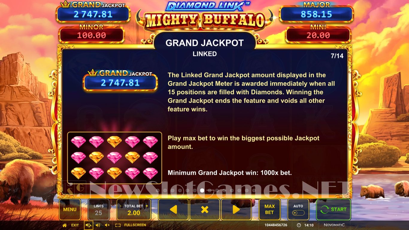 Diamond Link Mighty Buffalo Slot Slot Image in Demo - pic. 9