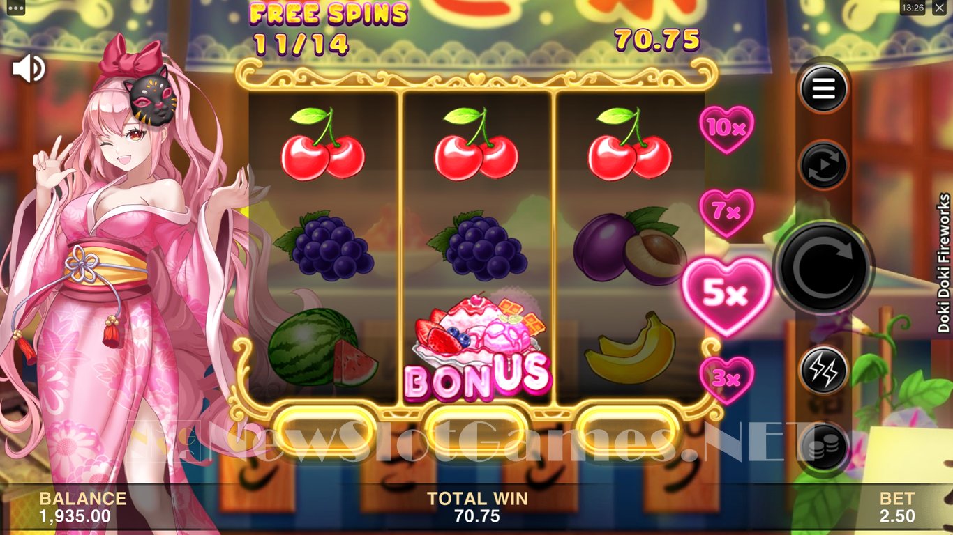 Doki Doki Fireworks Slot Slot Image in Demo - pic. 13