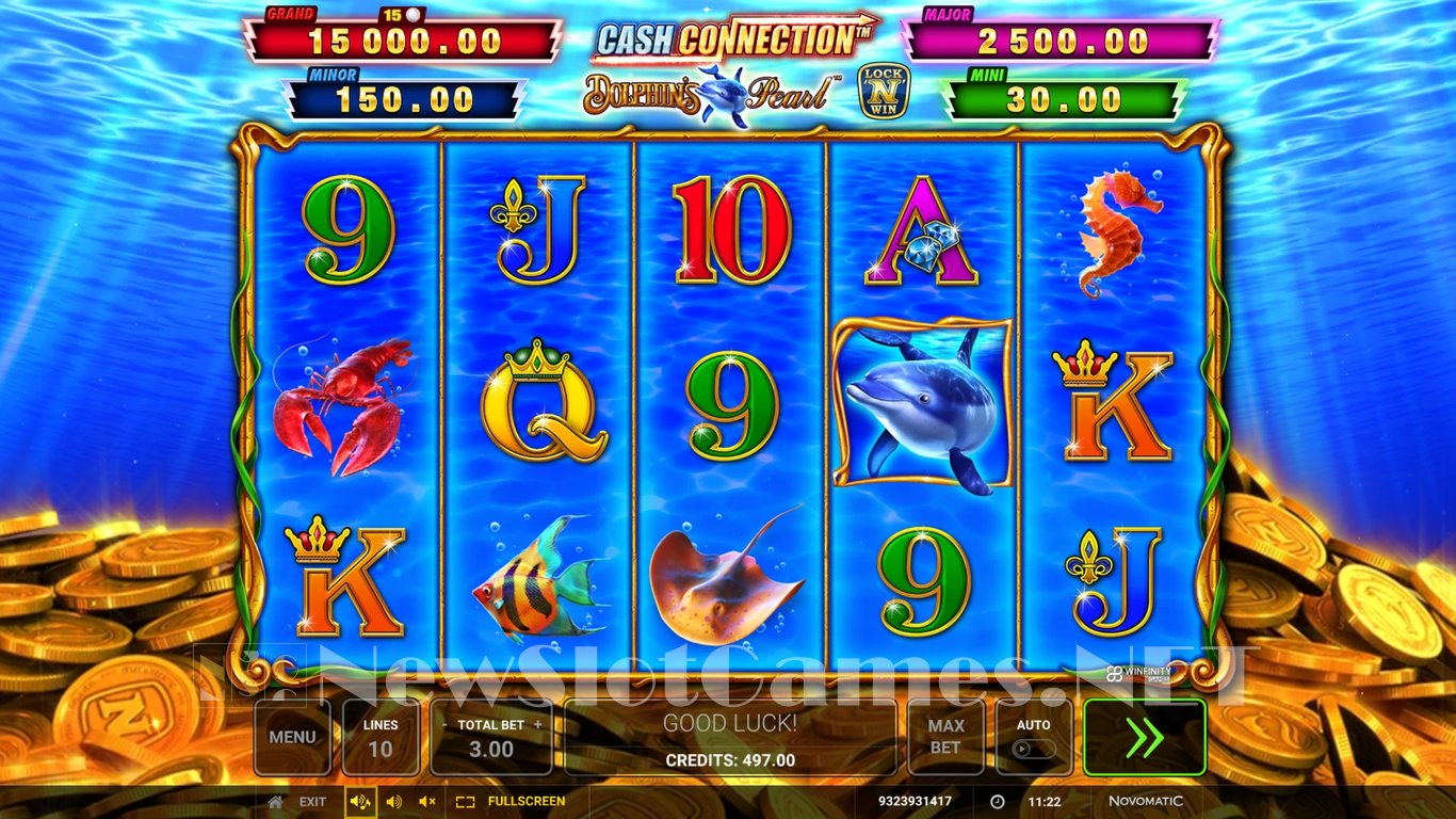Cash Connection Dolphins Pearl Slot Demo Image