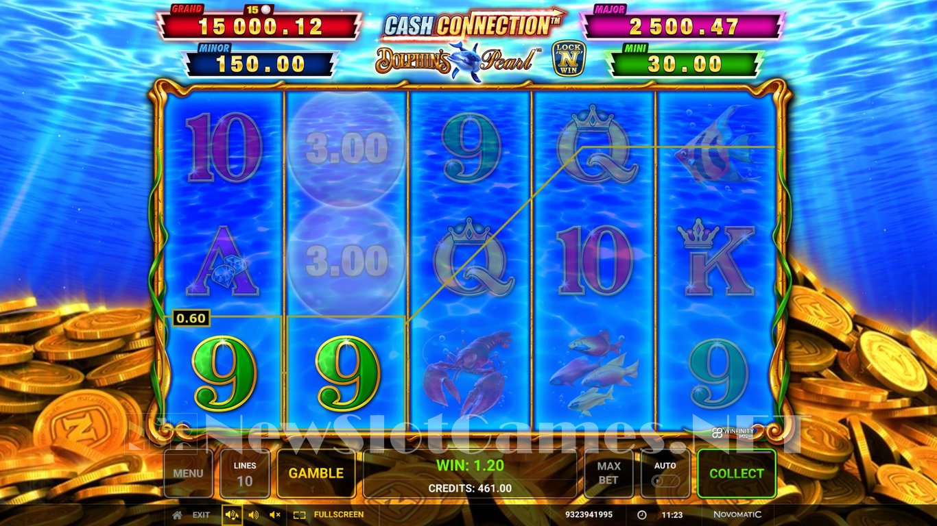 Cash Connection Dolphins Pearl Slot Slot Image in Demo - pic. 12