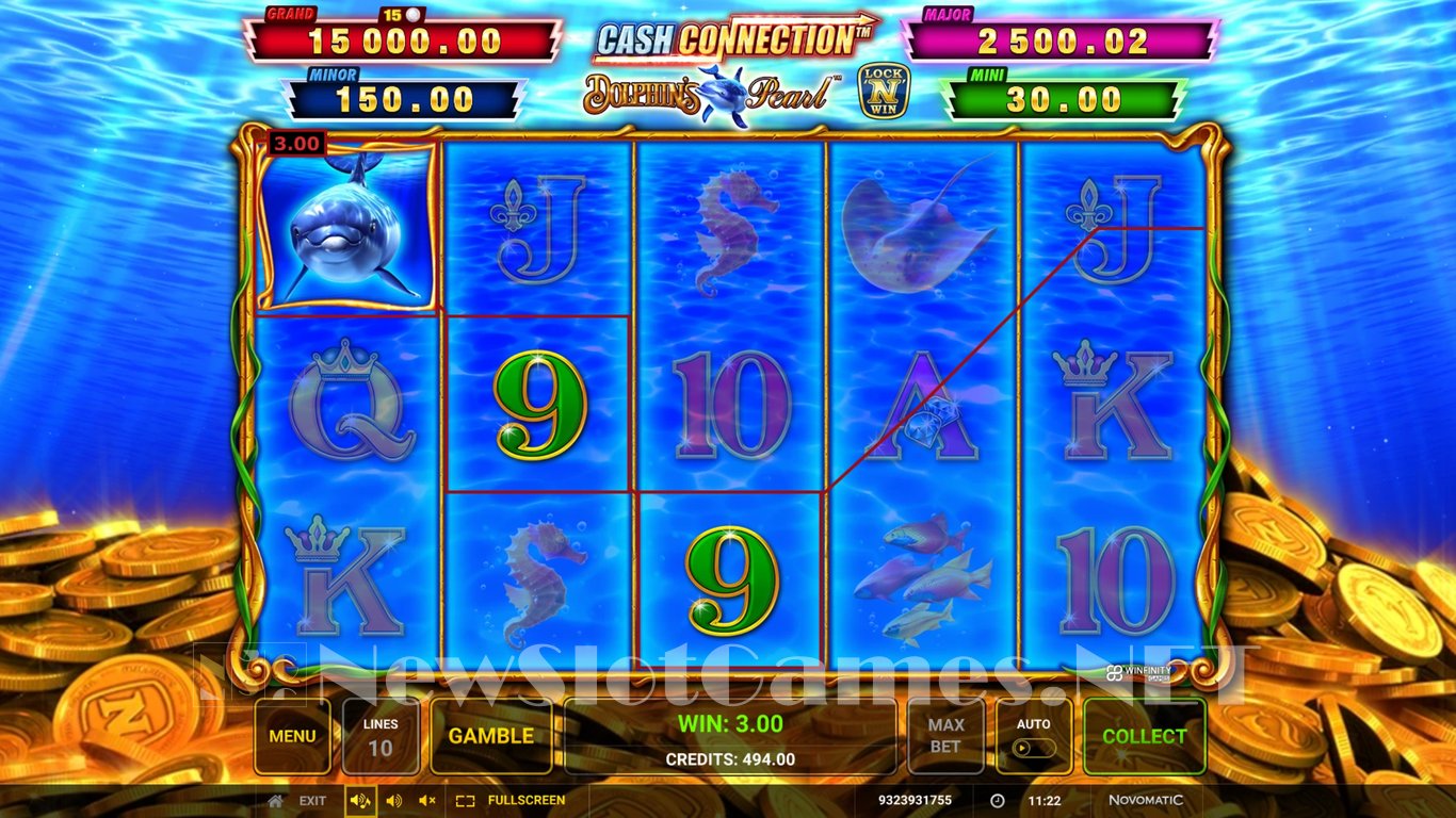 Cash Connection Dolphins Pearl Slot Slot Image in Demo - pic. 2