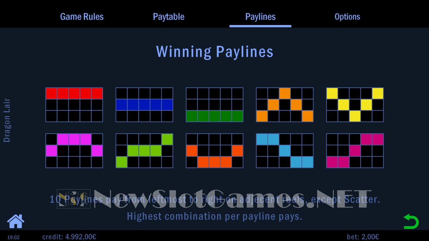 Dragon Lair Slot Slot Image in Demo - pic. 4