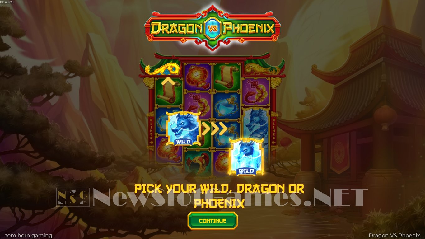 Dragon vs Phoenix Slot Demo Image