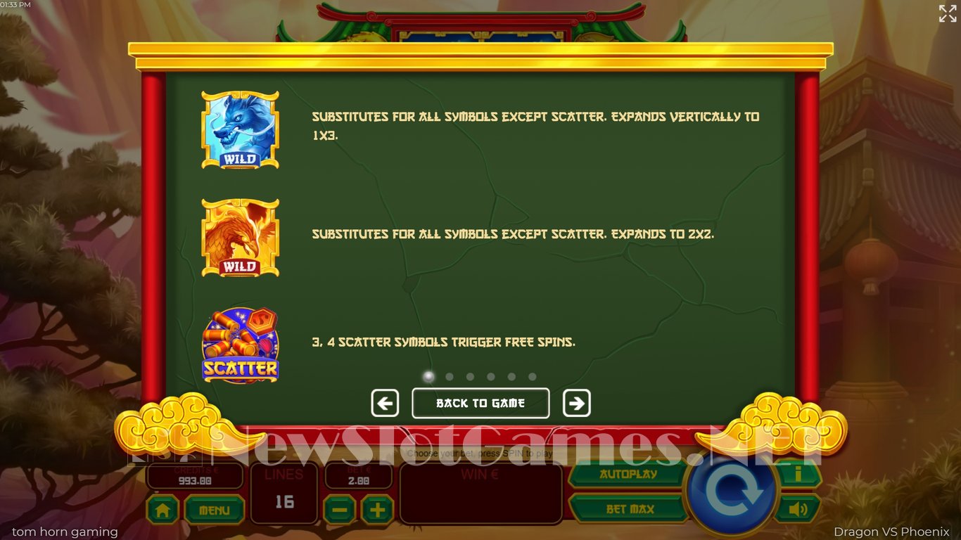 Dragon vs Phoenix Slot Slot Image in Demo - pic. 4