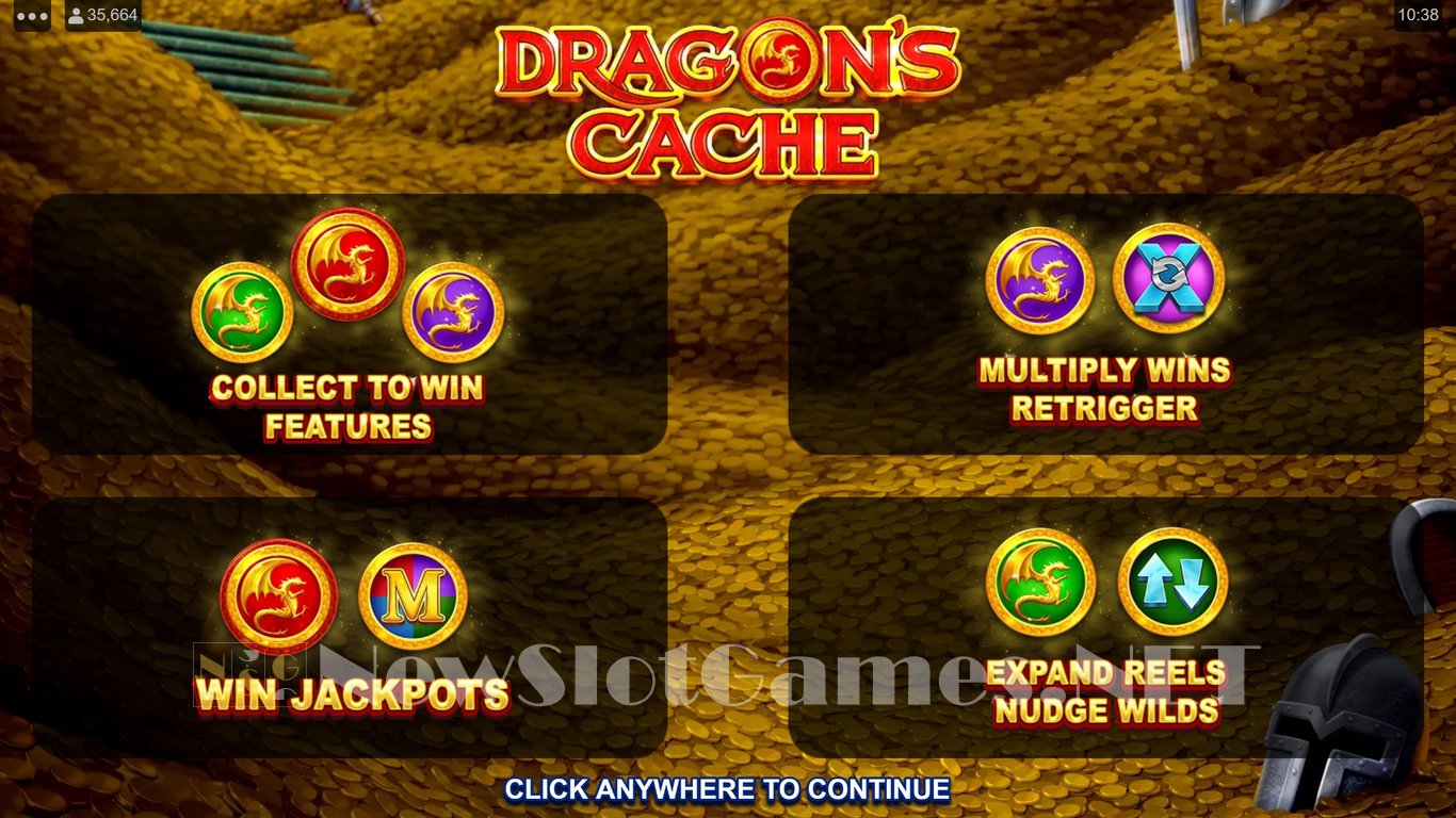 Dragons Cache Slot Demo Image