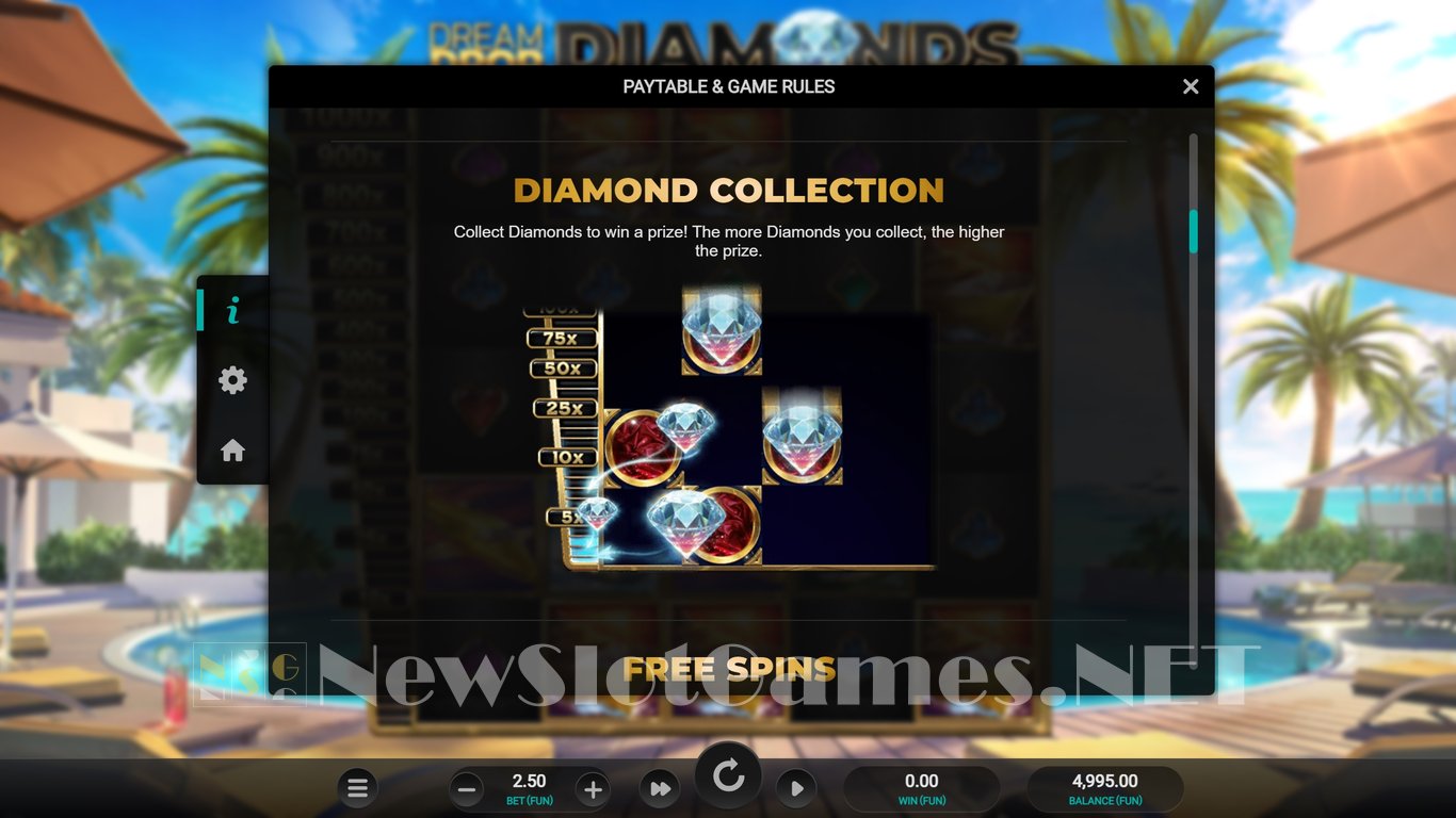 Dream Drop Diamonds Slot Slot Image in Demo - pic. 8
