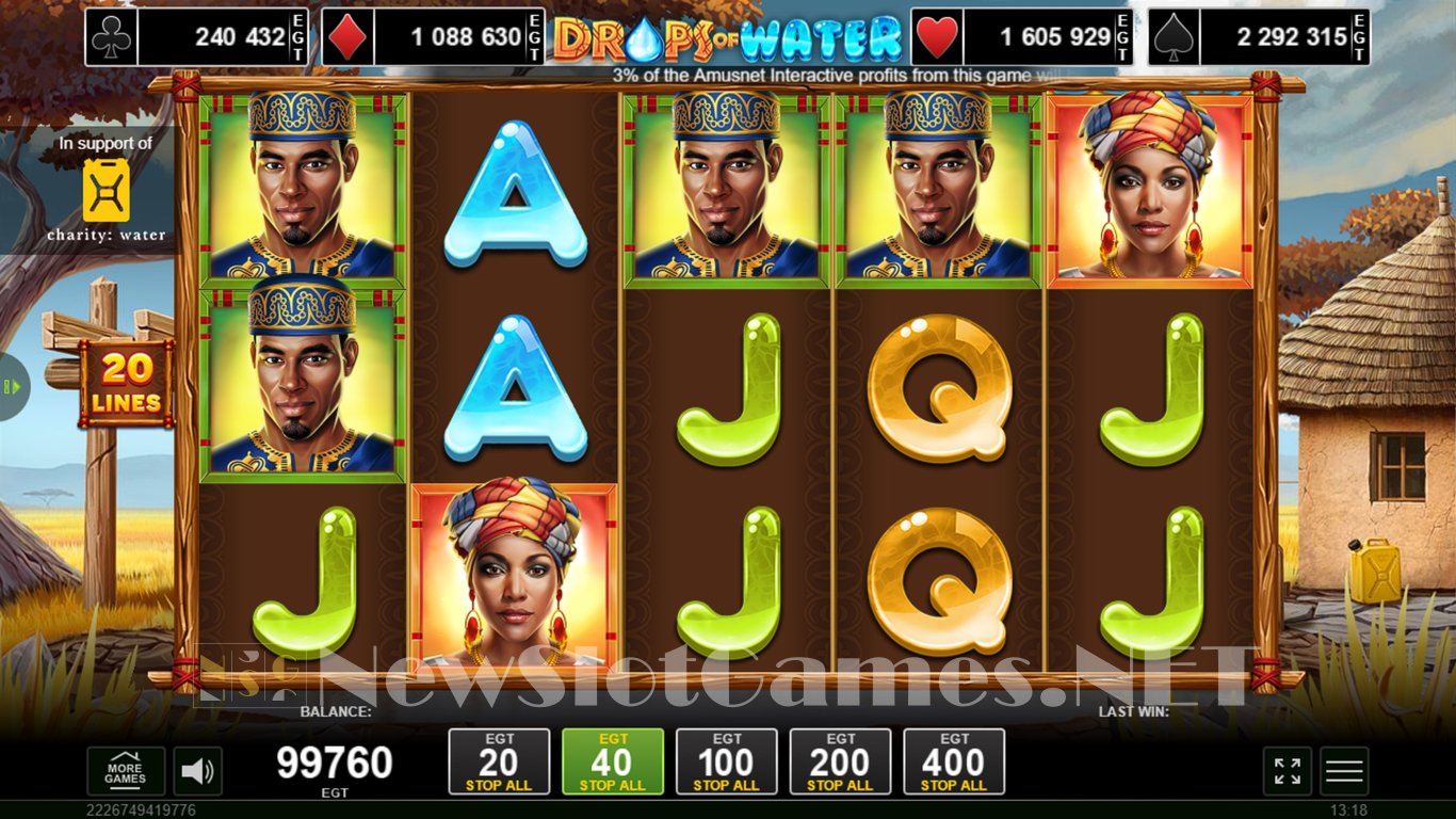 Drops of Water Slot Slot Image in Demo - pic. 5