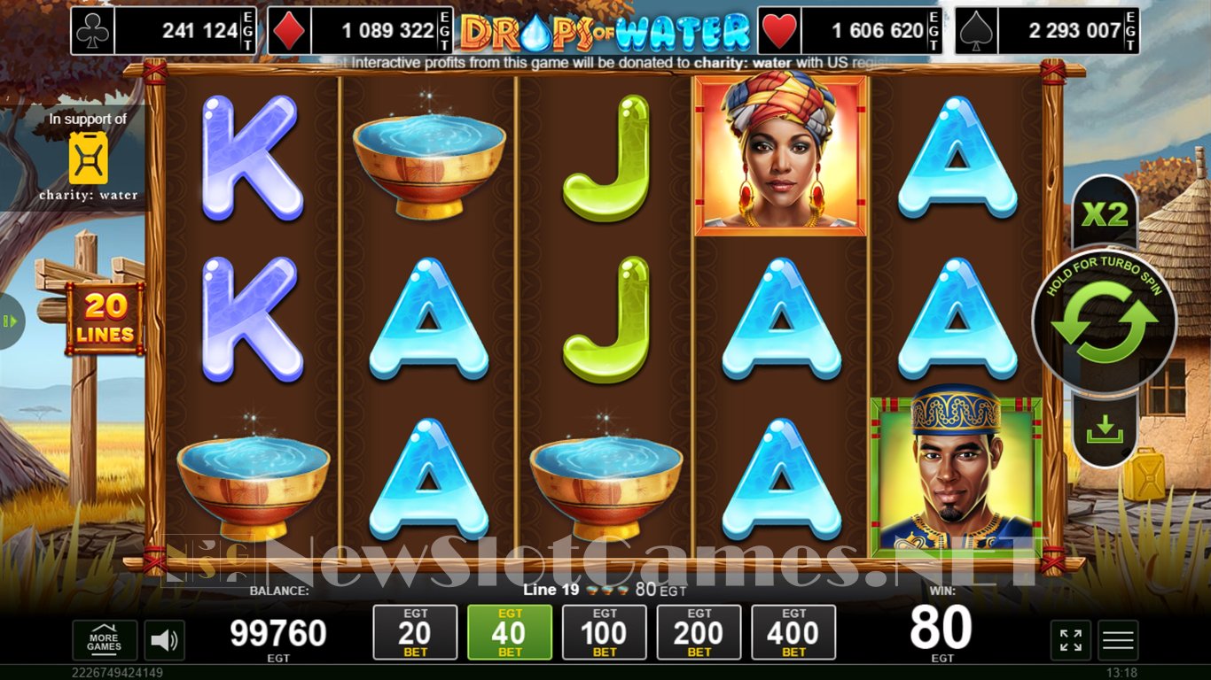 Drops of Water Slot Slot Image in Demo - pic. 6