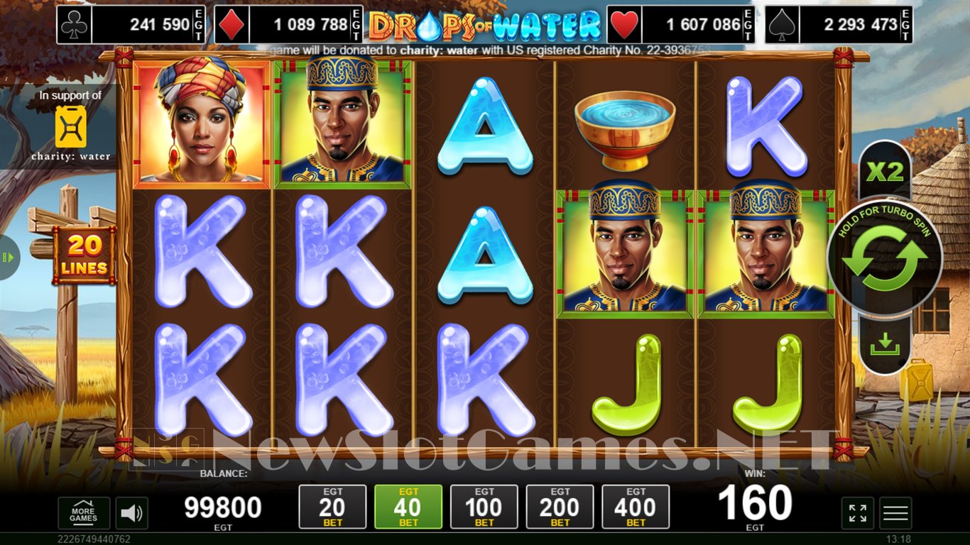 Drops of Water Slot Slot Image in Demo - pic. 7