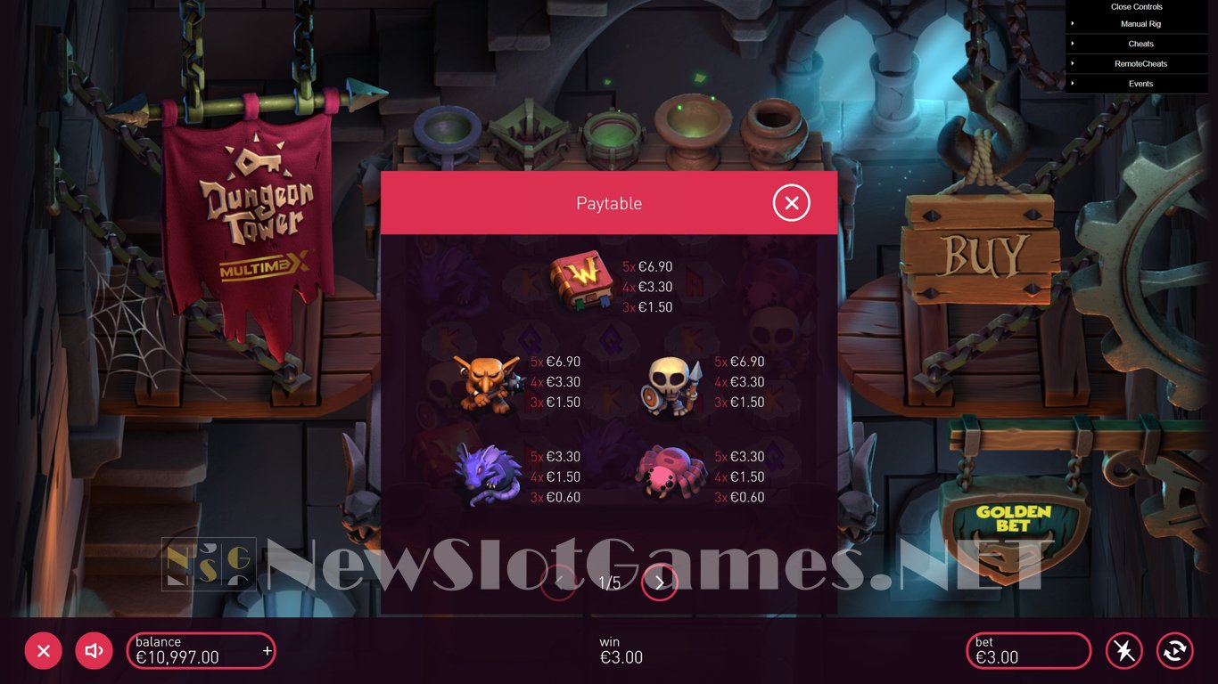 Dungeon Tower MultiMax Slot Slot Image in Demo - pic. 4