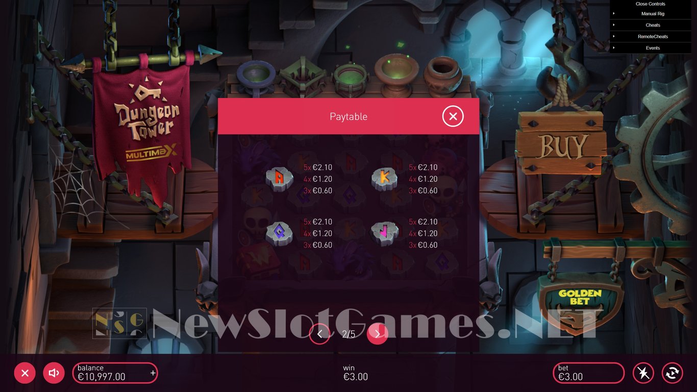 Dungeon Tower MultiMax Slot Slot Image in Demo - pic. 5