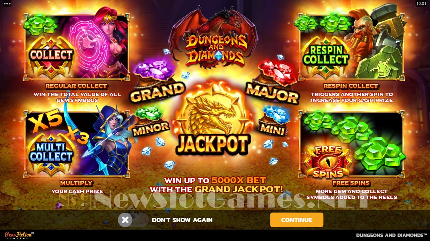 Dungeons and Diamonds Slot Demo Image