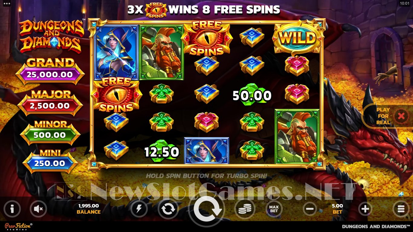 Dungeons and Diamonds Slot Slot Image in Demo - pic. 2