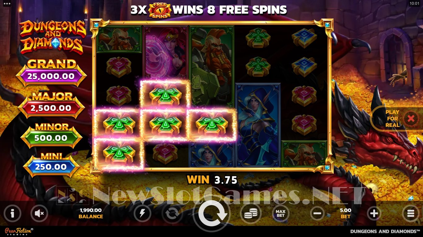 Dungeons and Diamonds Slot Slot Image in Demo - pic. 3