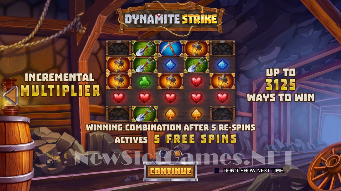 Dynamite Strike Slot Demo Image