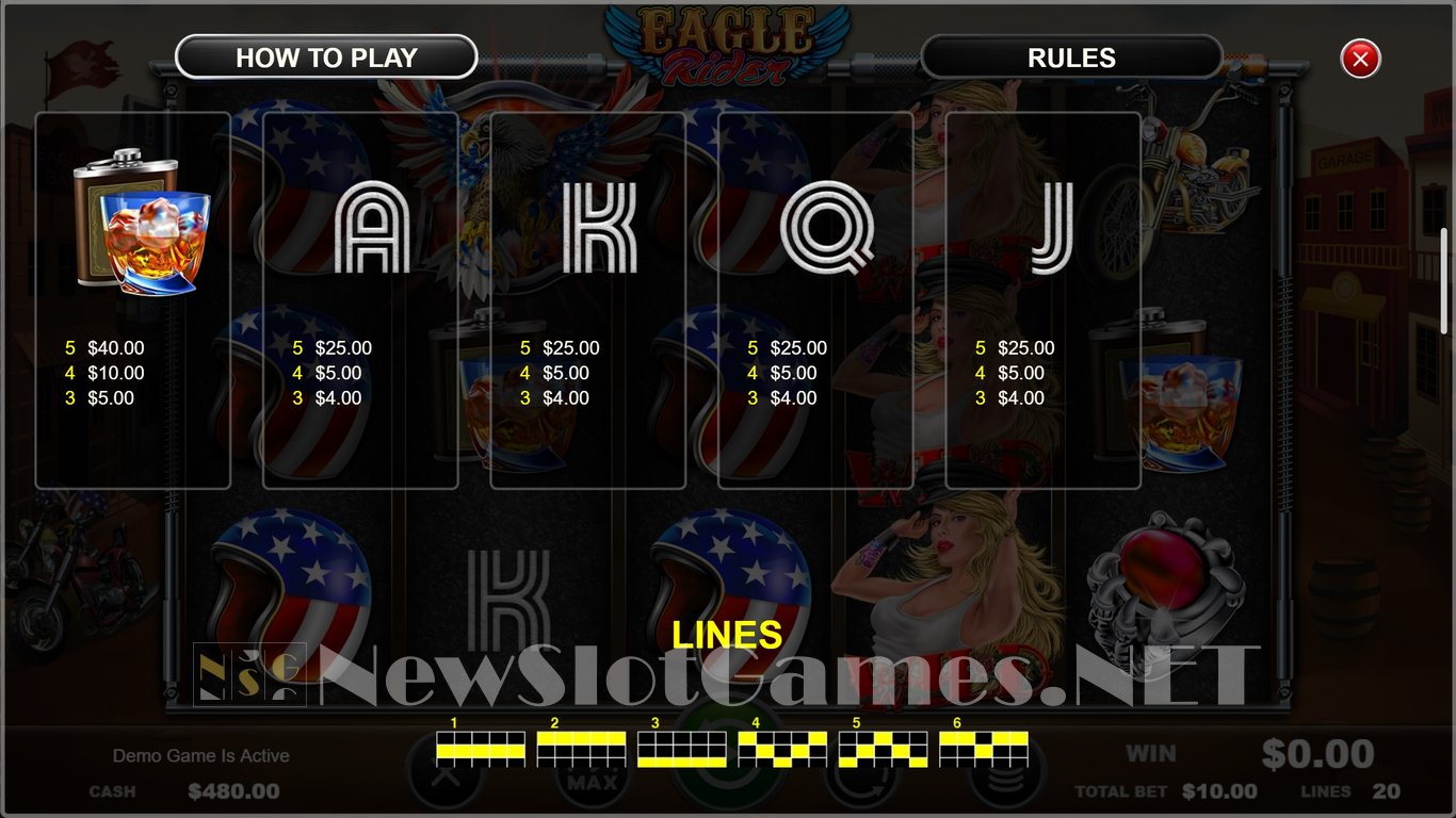 Eagle Rider Slot Slot Image in Demo - pic. 4