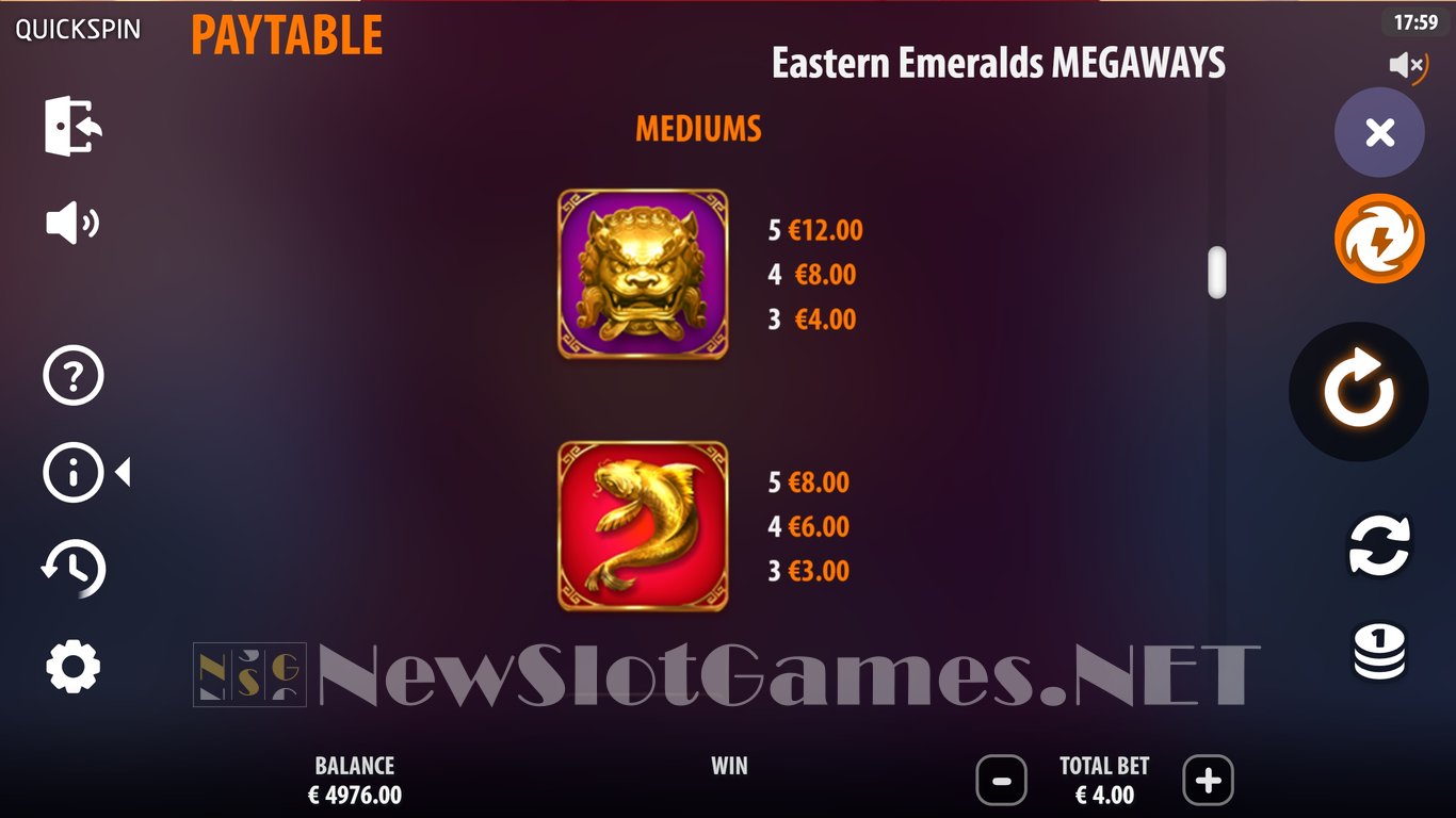 Eastern Emeralds Megaways Slot Slot Image in Demo - pic. 7