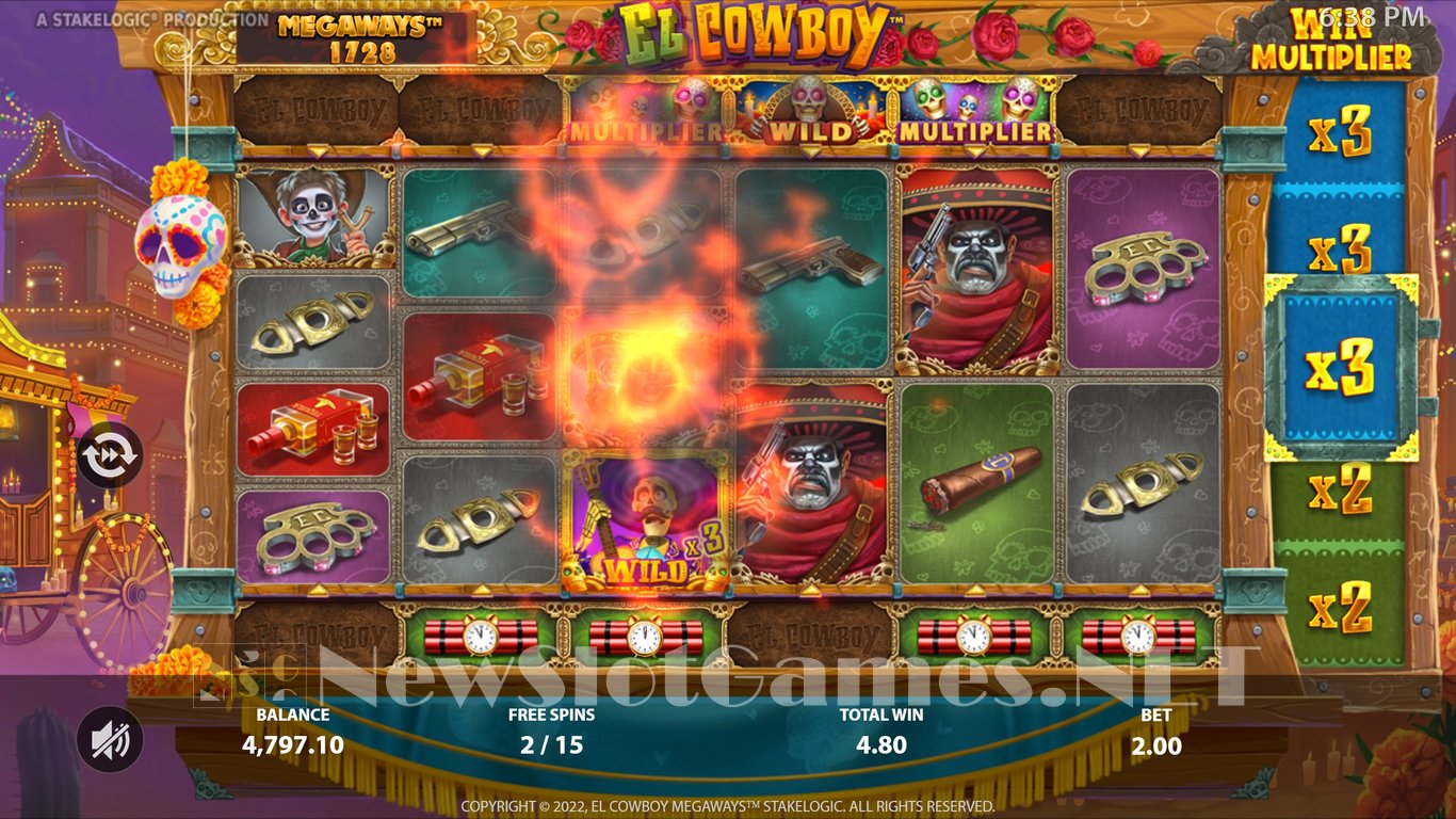 El Cowboy Megaways Slot Slot Image in Demo - pic. 11