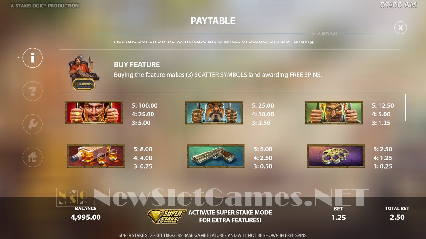 El Patron Slot Slot Image in Demo - pic. 5