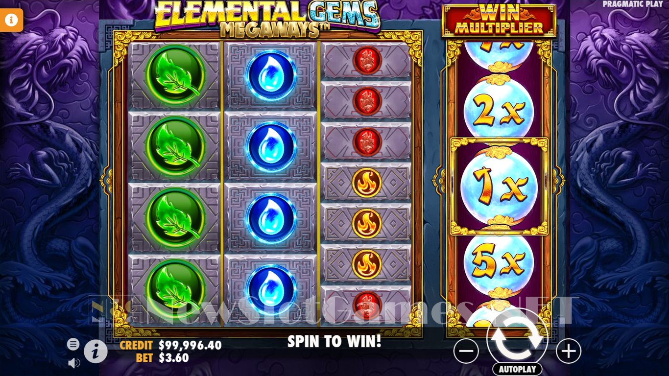 Elemental Gems Megaways Slot Slot Image in Demo - pic. 2