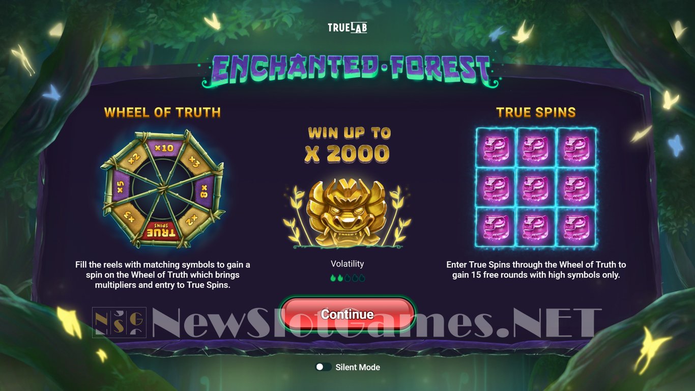 Enchanted Forest Slot Review & Demo by True Lab - Play Free Online