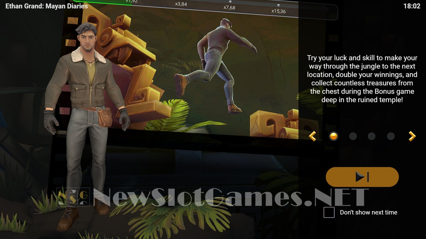 Ethan Grand: Mayan Diaries Slot Demo Image