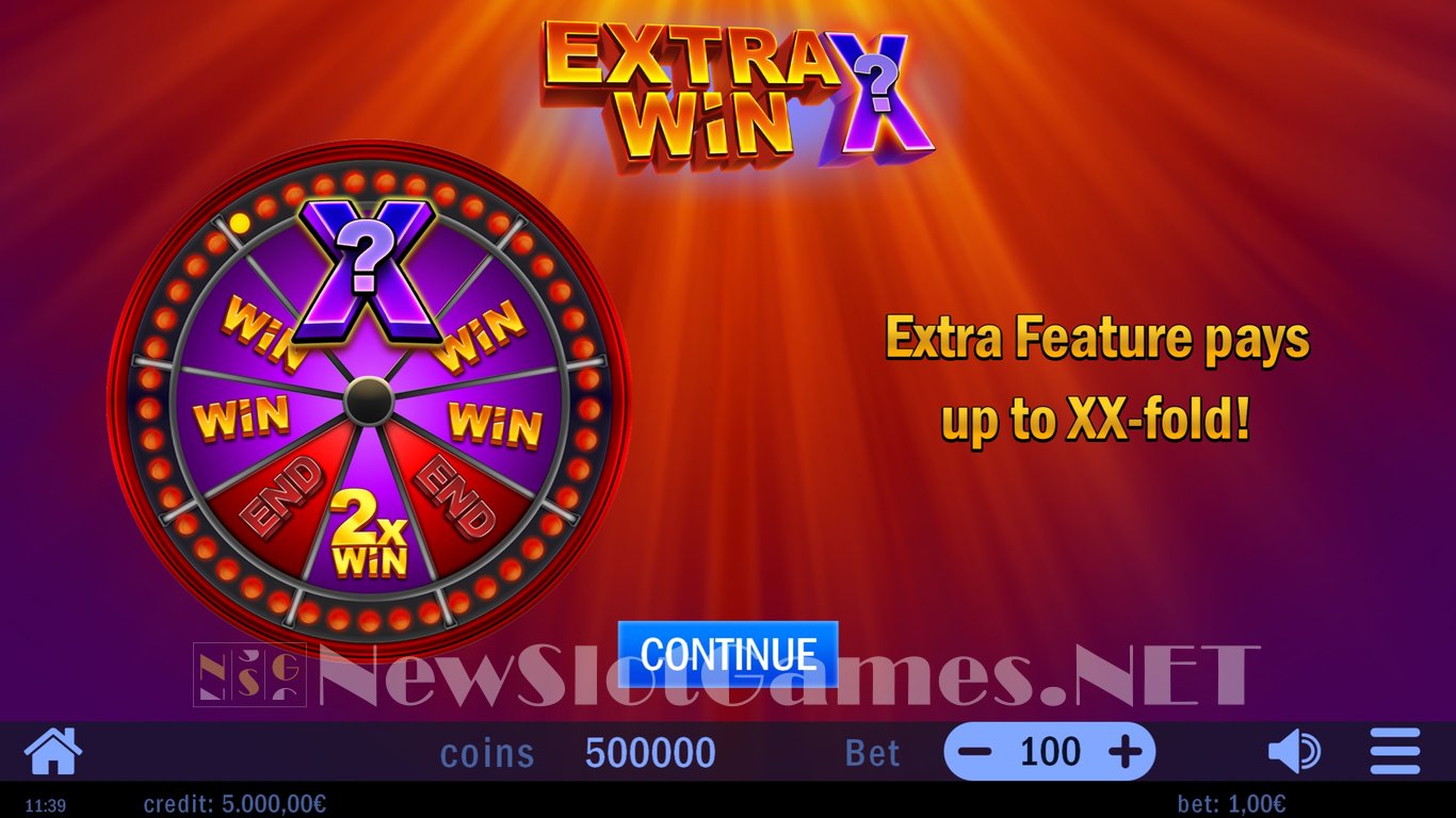 Extra Win X Slot Demo Image