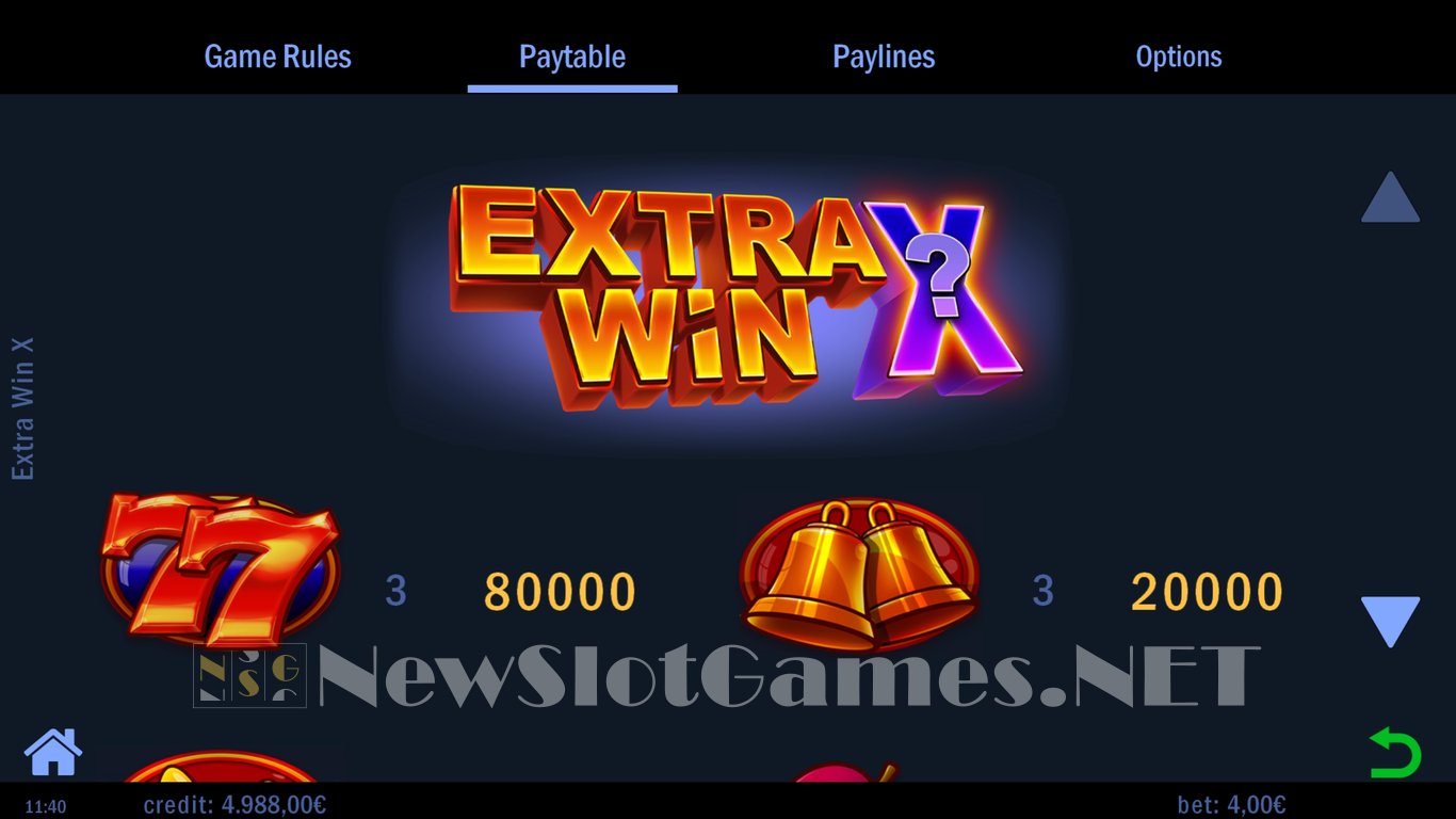 Extra Win X Slot Slot Image in Demo - pic. 4