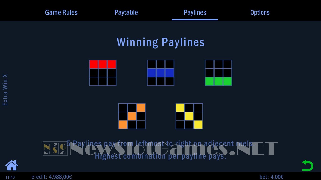 Extra Win X Slot Slot Image in Demo - pic. 5