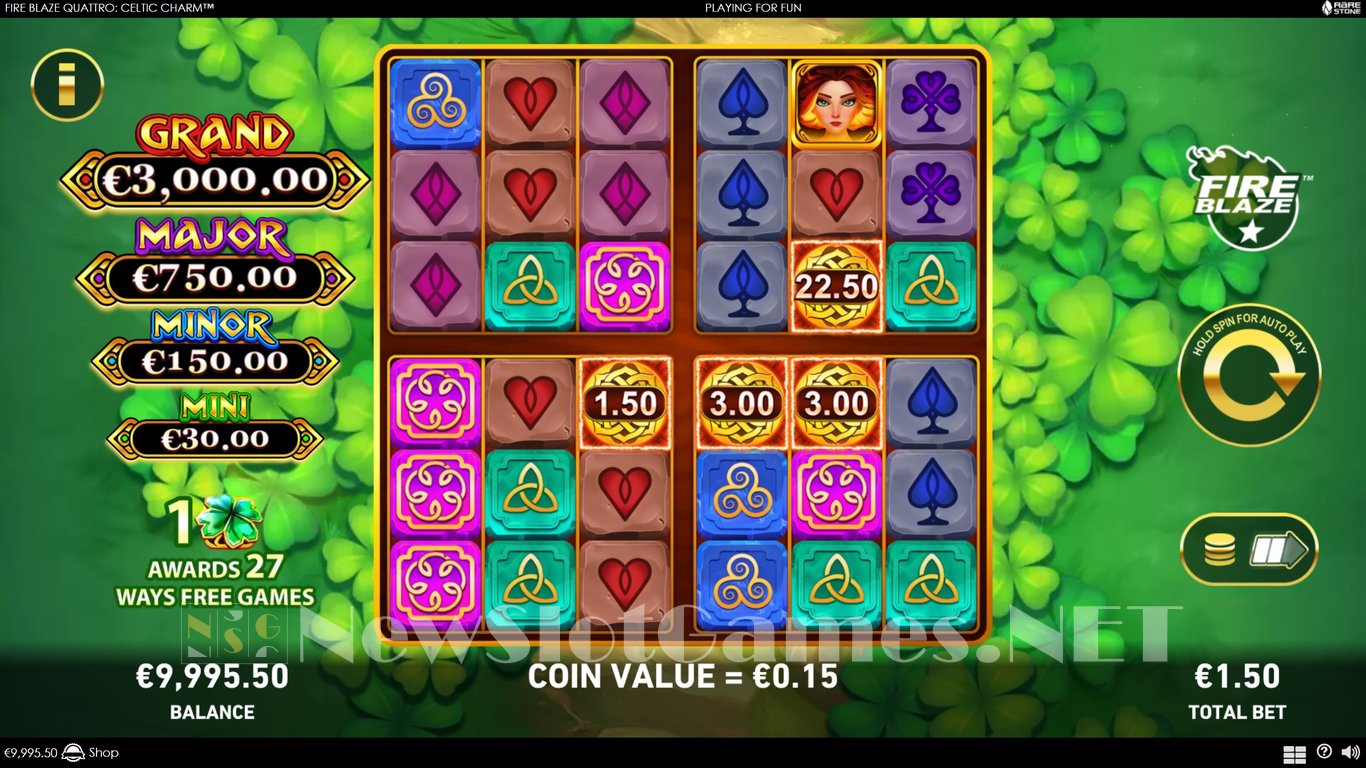 Celtic Charm Fire Blaze Quattro Slot Slot Image in Demo - pic. 5