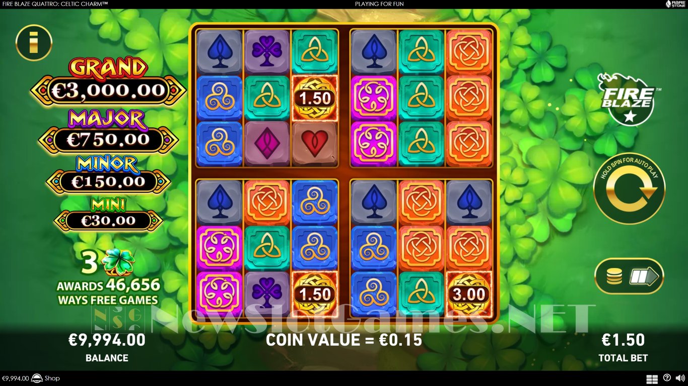 Celtic Charm Fire Blaze Quattro Slot Slot Image in Demo - pic. 6