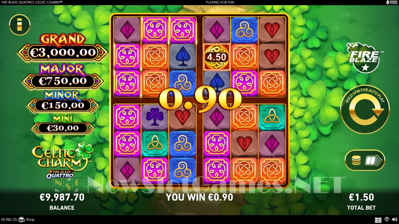Celtic Charm Fire Blaze Quattro Slot Slot Image in Demo - pic. 8