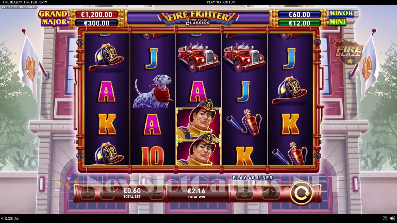 Fire Fighter Fire Blaze Slot Demo Image