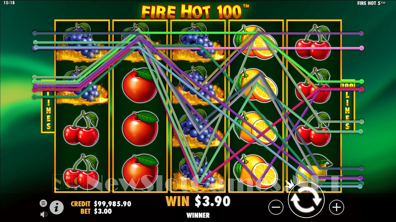 Fire Hot 100 Slot Slot Image in Demo - pic. 5