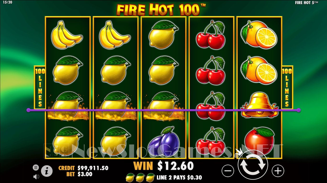 Fire Hot 100 Slot Slot Image in Demo - pic. 7
