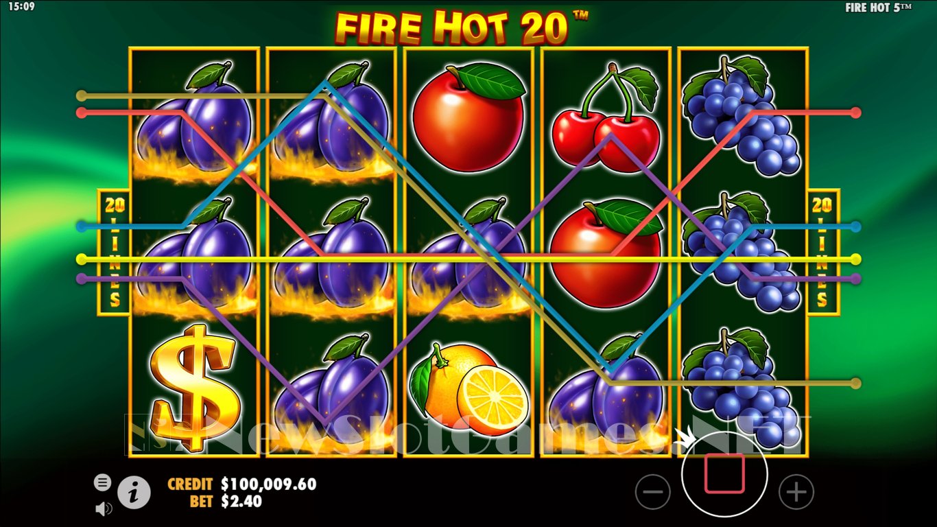 Fire Hot 20 Slot Slot Image in Demo - pic. 6