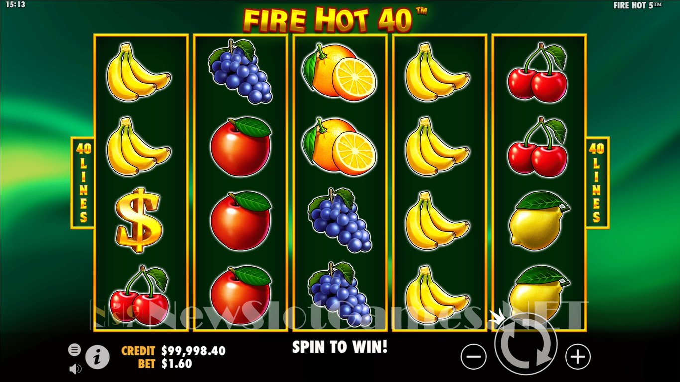 Fire Hot 40 Slot Demo Image