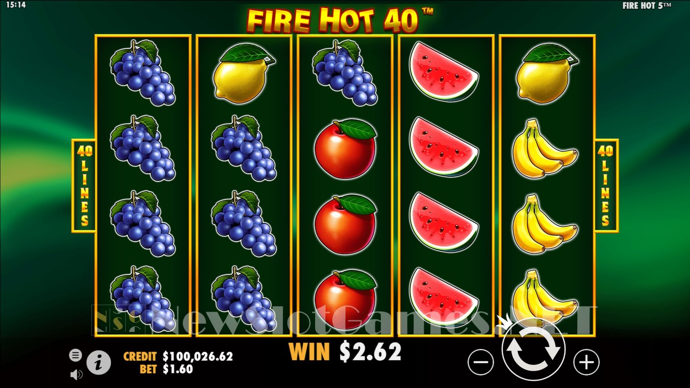 Fire Hot 40 Slot Slot Image in Demo - pic. 10