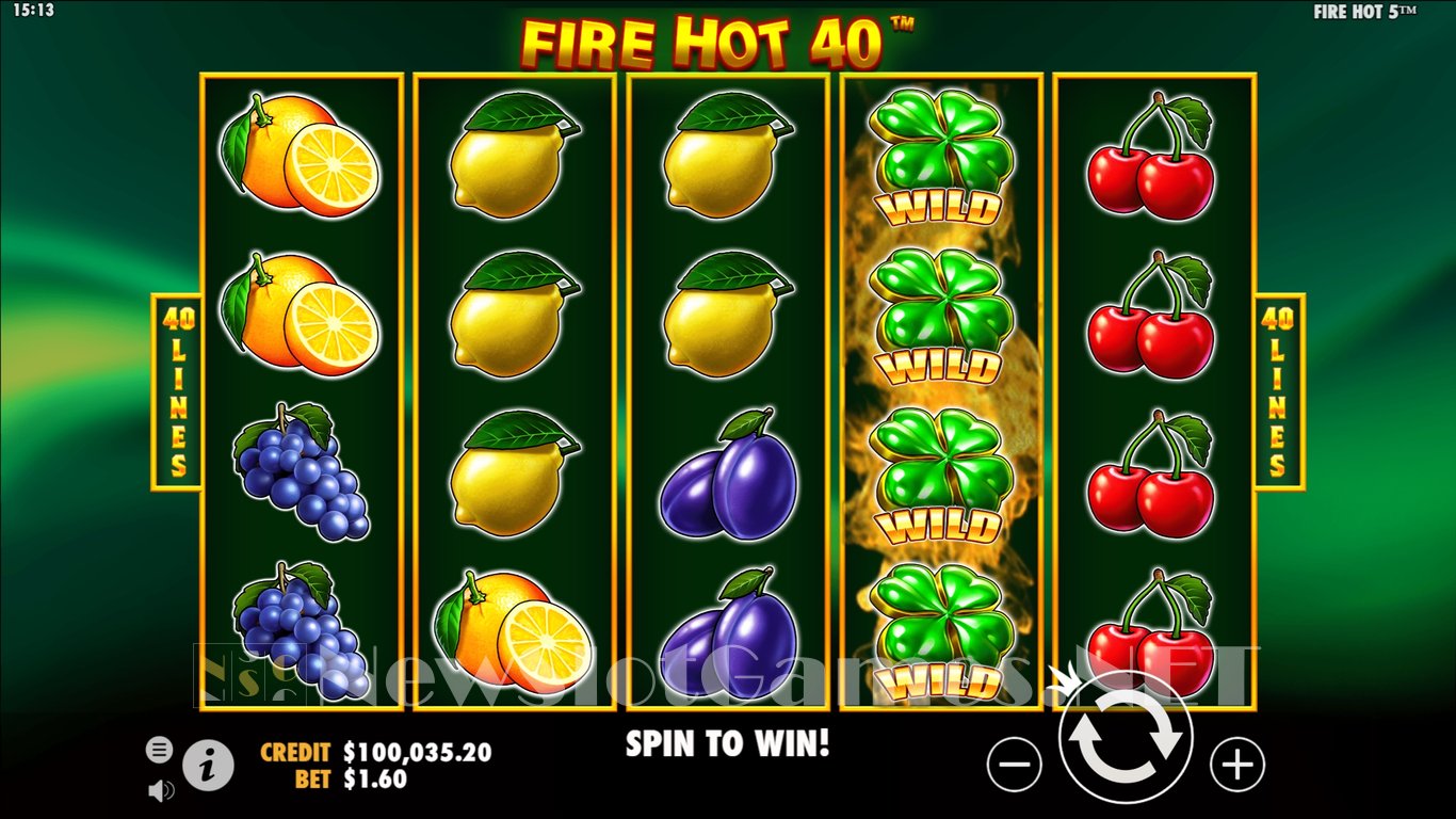 Fire Hot 40 Slot Slot Image in Demo - pic. 4
