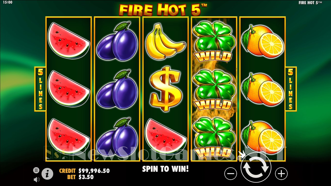 Fire Hot 5 Slot Demo Image