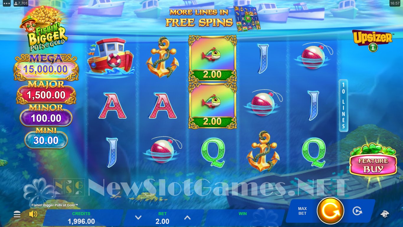 Fishin Bigger Pots of Gold Slot Slot Image in Demo - pic. 2