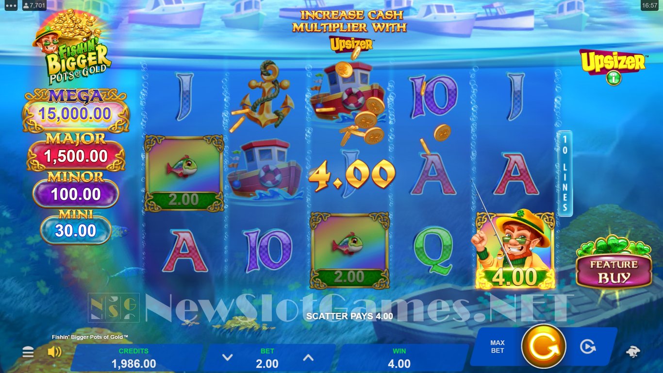 Fishin Bigger Pots of Gold Slot Slot Image in Demo - pic. 8