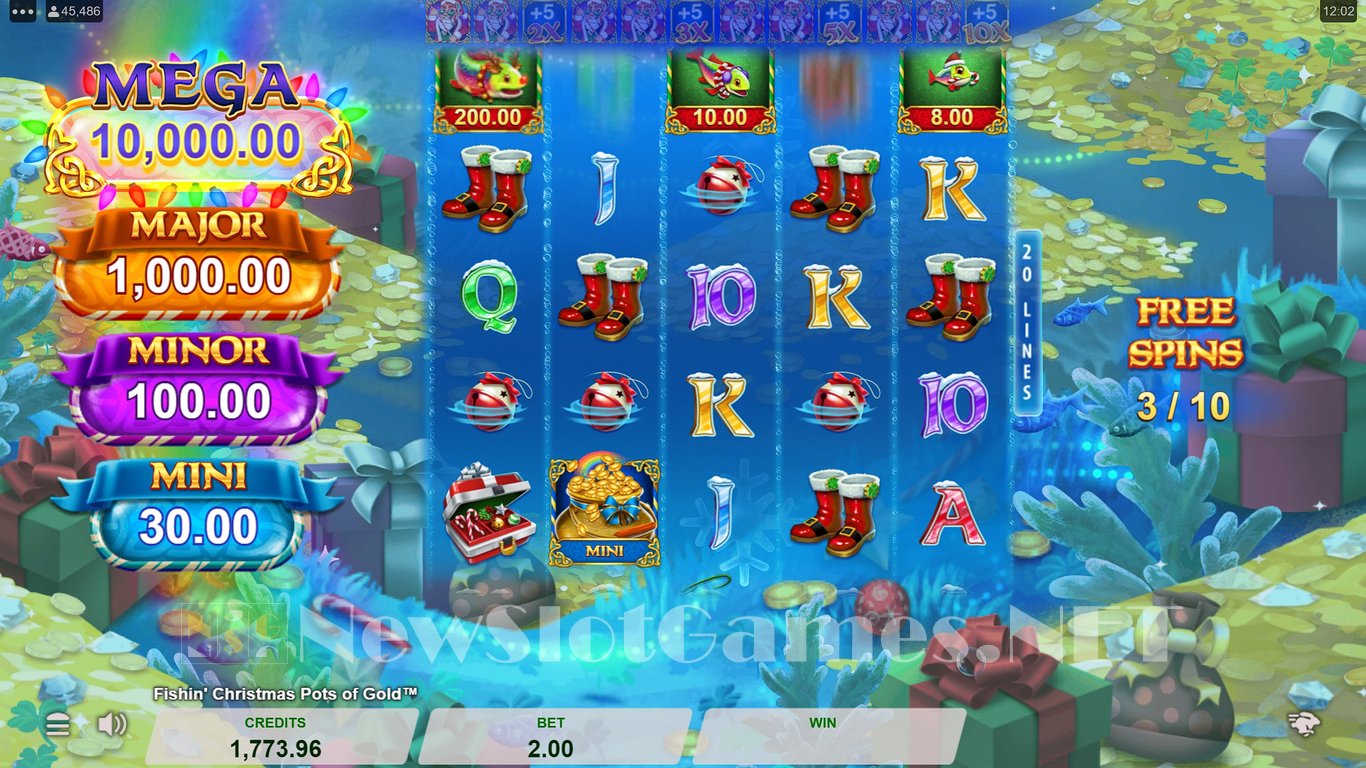Fishin Christmas Pots of Gold Slot Slot Image in Demo - pic. 12