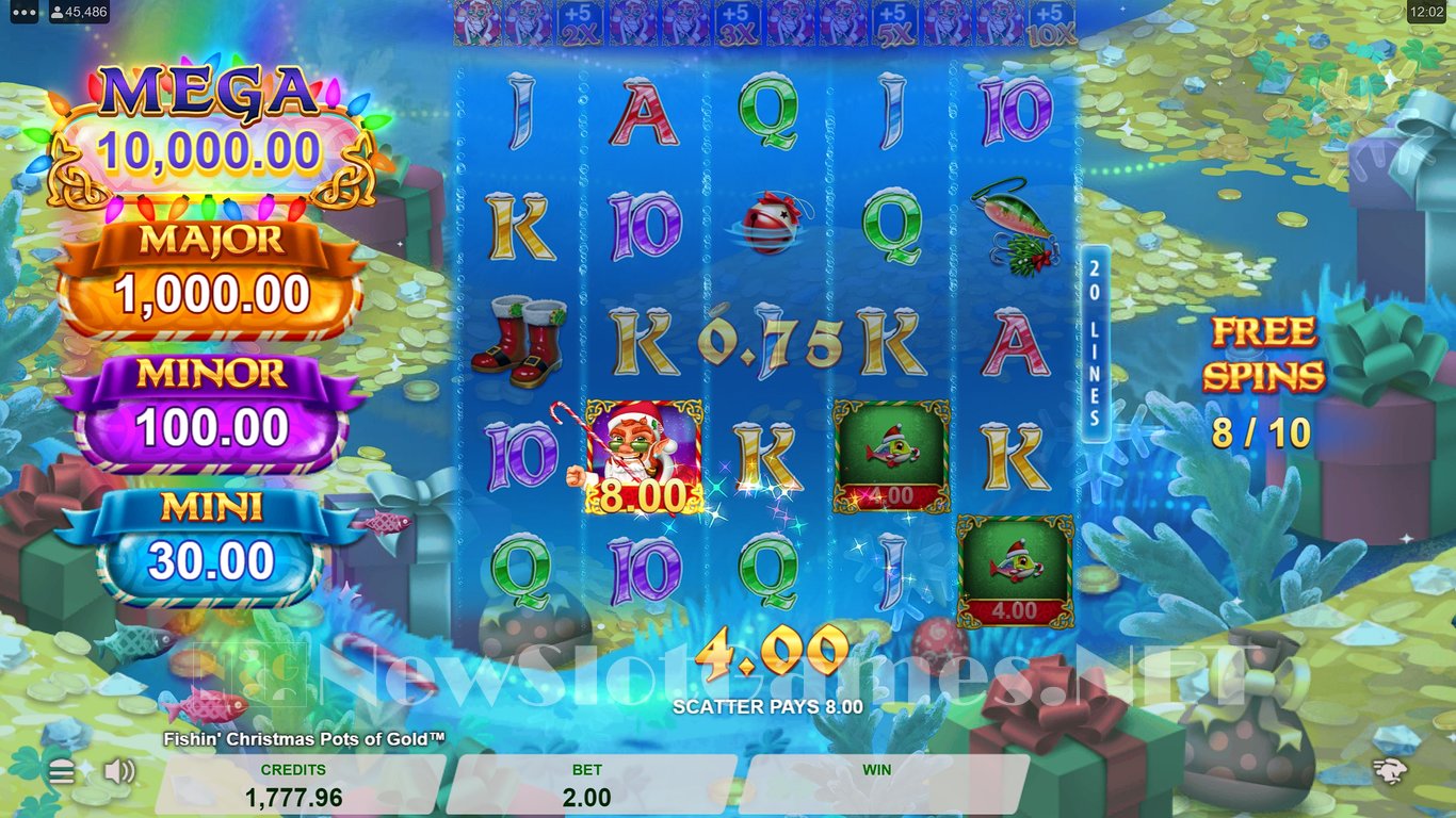 Fishin Christmas Pots of Gold Slot Slot Image in Demo - pic. 14