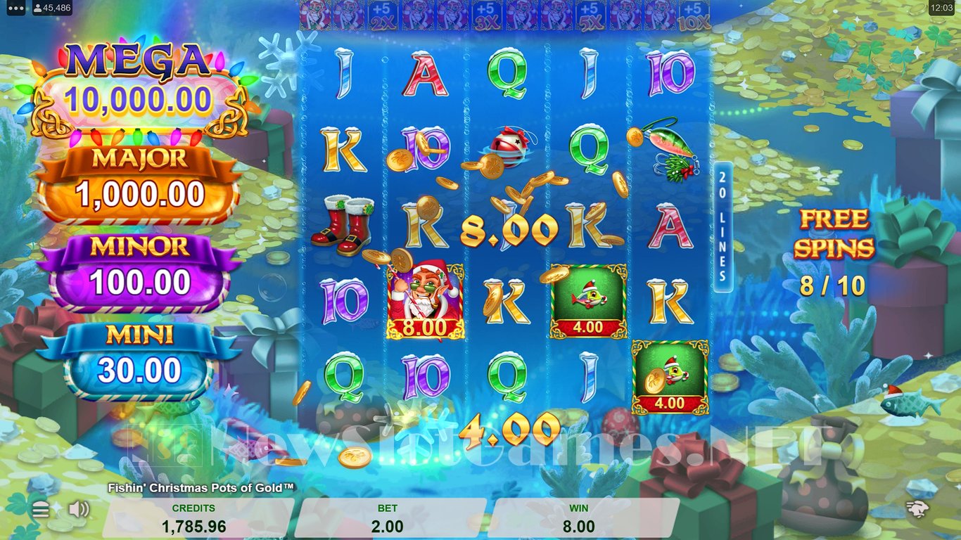 Fishin Christmas Pots of Gold Slot Slot Image in Demo - pic. 15