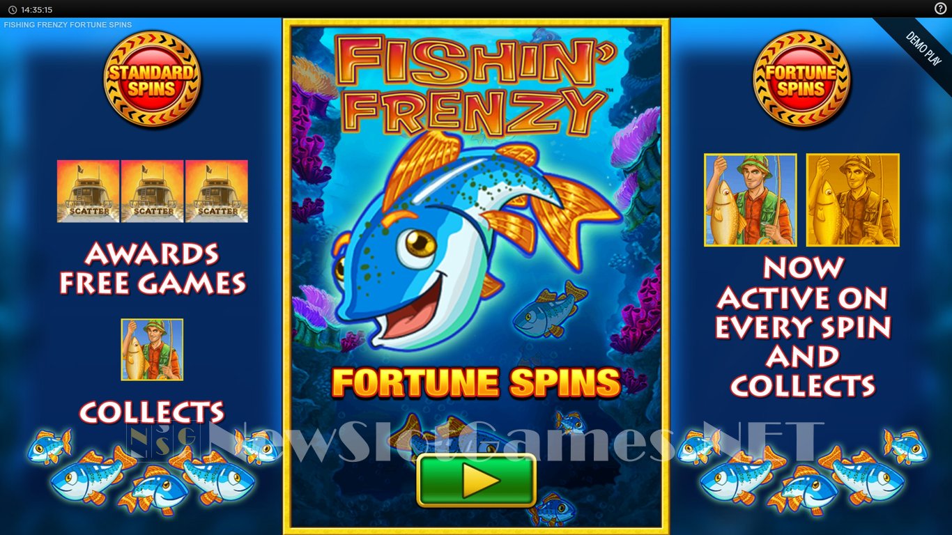 Fishin Frenzy Fortune Spins Slot Demo Image